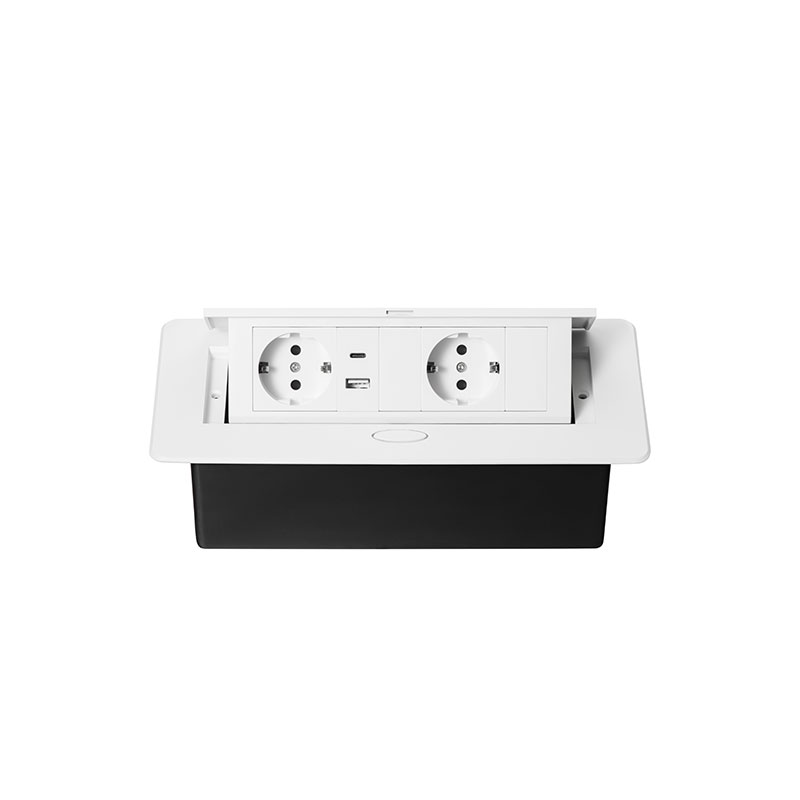 Блок розеток MX-226 (O) (2 секции, 1 USB и 1 type C) Mebax 00-00002604 в Санкт-Петербурге