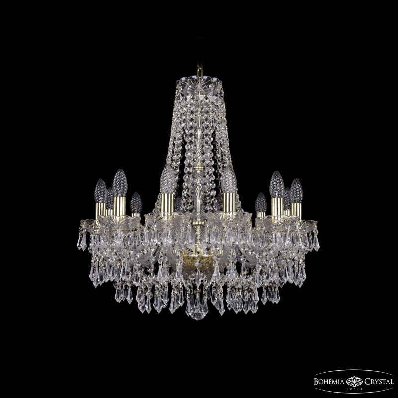 Подвесная люстра Bohemia Ivele Crystal 1403/12/195/h-60 G в Санкт-Петербурге