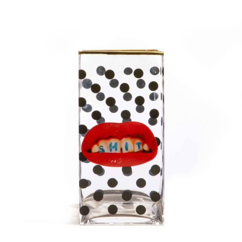 Ваза Shit Pois Big Seletti Toiletpaper Glass Vase 14150 в Санкт-Петербурге
