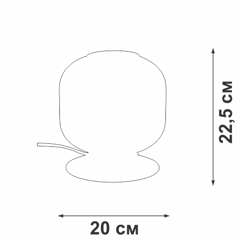 Настольная лампа Vitaluce V2887-8/1L в Санкт-Петербурге