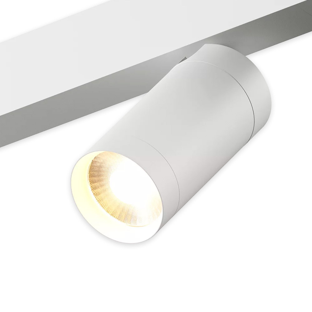 Трековый однофазный светильник AM Group Plain Opal AM589 20W 4000K WH в Санкт-Петербурге
