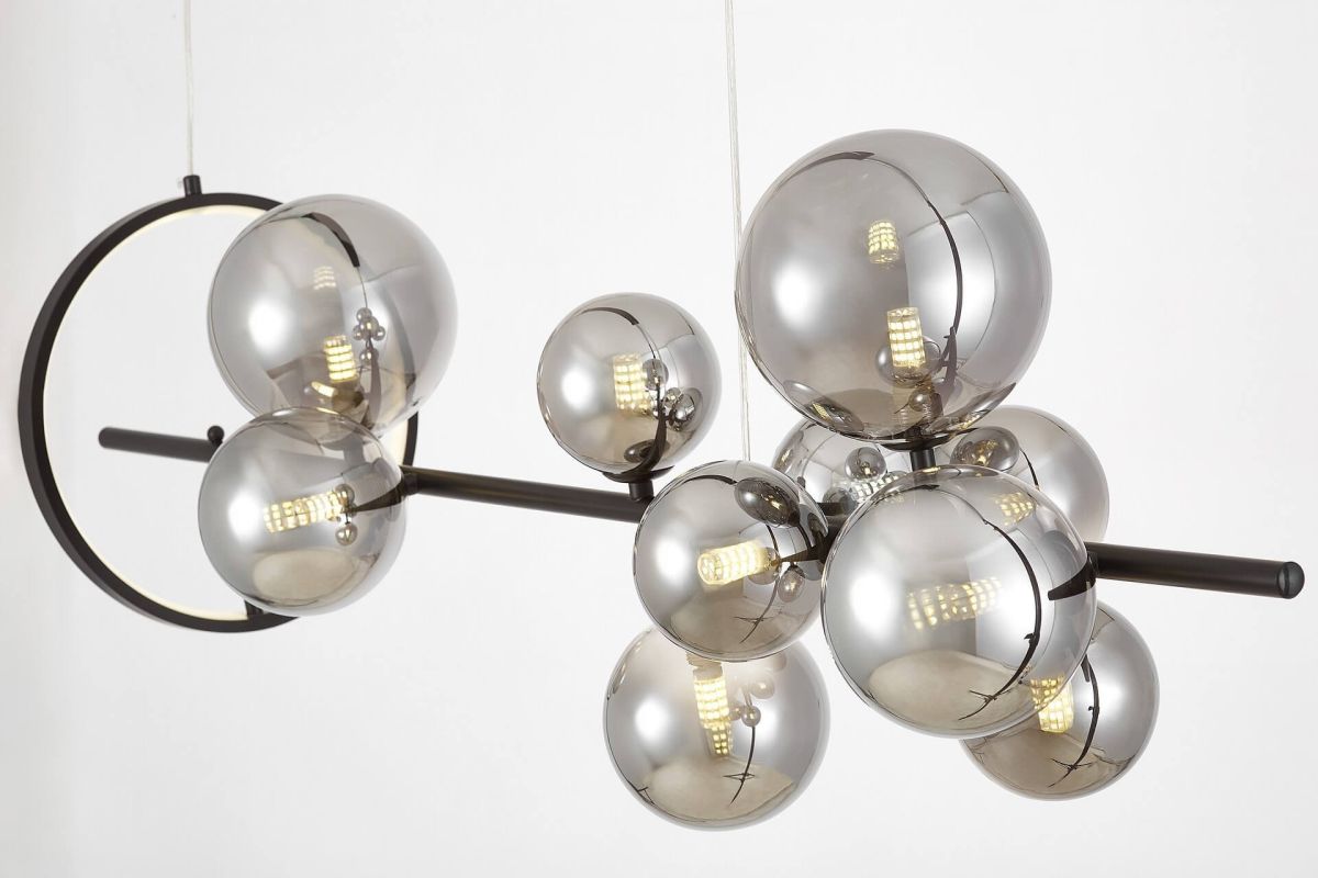Подвесной светильник Lumina Deco LDP 7033-10 BK+GY в Санкт-Петербурге