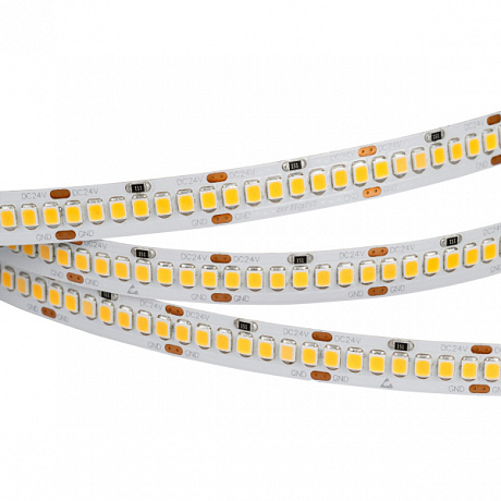 Светодиодная лента Arlight 11W/m 252LED/m 2835SMD теплый белый 5M 028619 в Санкт-Петербурге