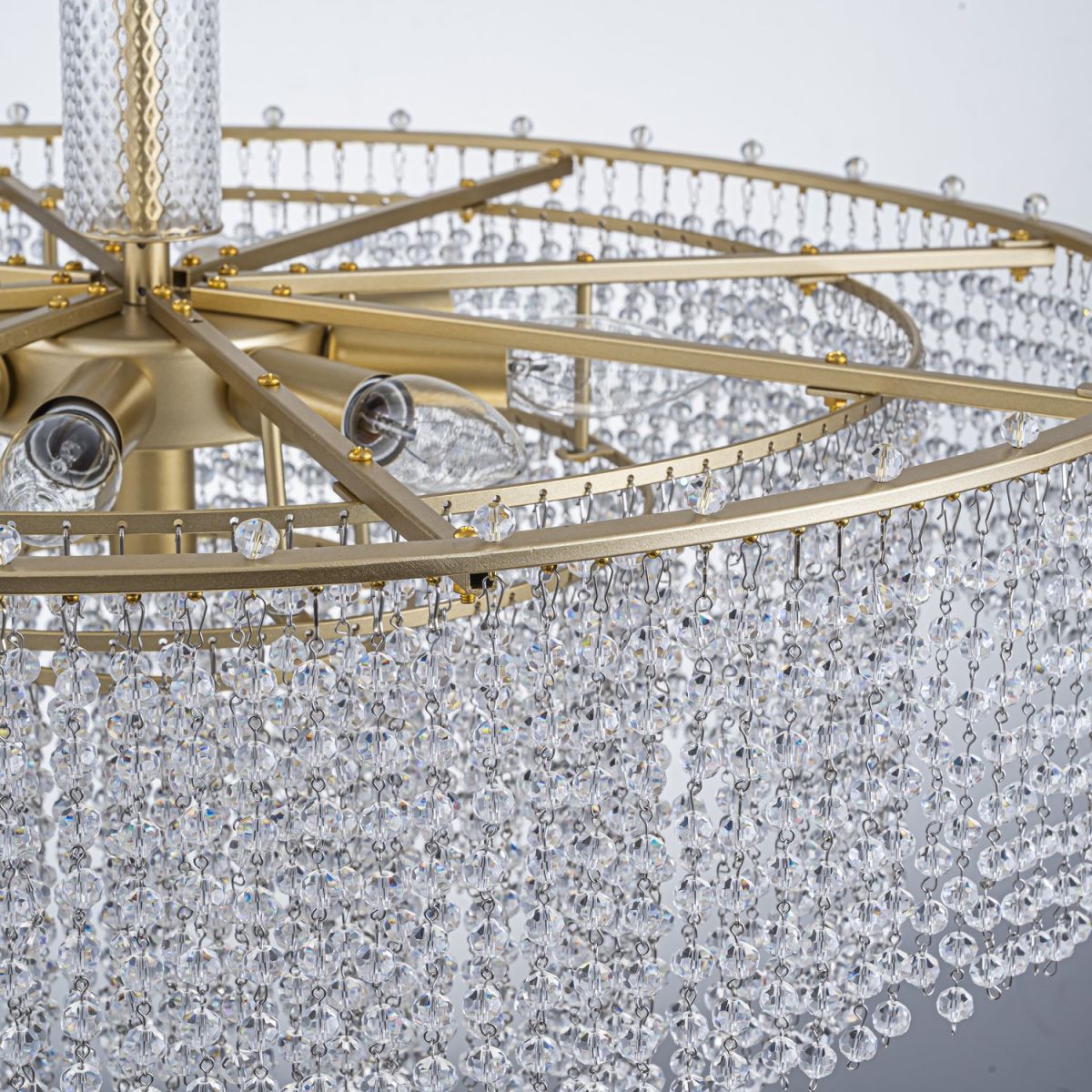 Люстра на штанге Favourite Fringe 4762-9P в #REGION_NAME_DECLINE_PP#