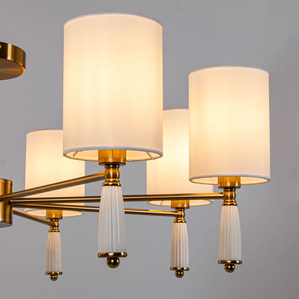 Люстра на штанге Arte Lamp Waverley A4102PL-8PB в Санкт-Петербурге