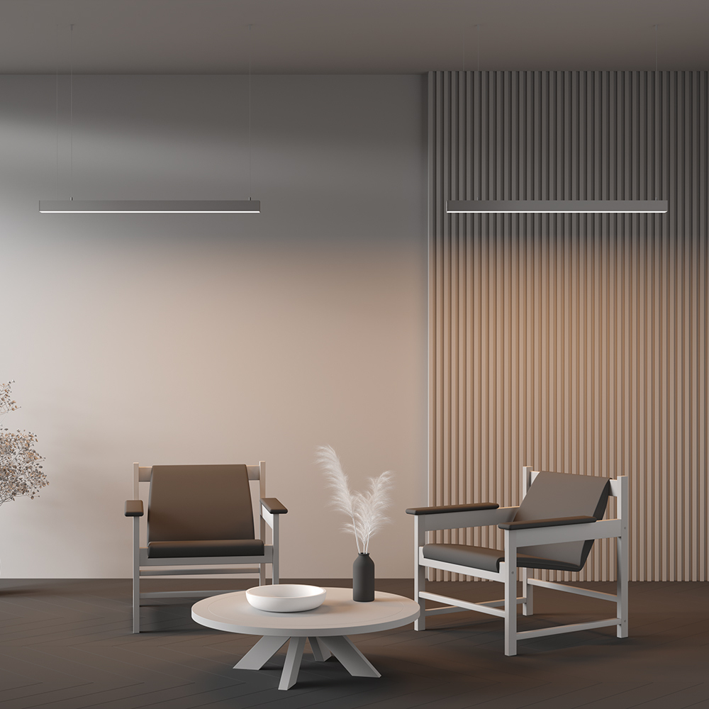 Линейный подвесной светильник Maytoni Technical 3000K 50x50 (Серебро, 1 м) LL312019 в #REGION_NAME_DECLINE_PP#