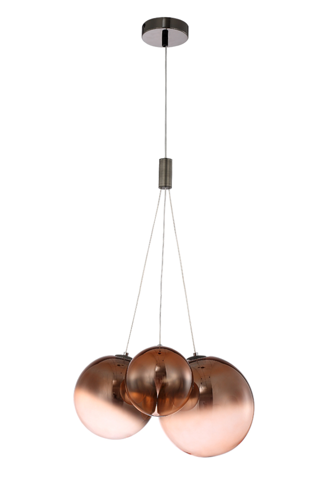 Подвесной светильник Crystal Lux Elche ELCHE SP3 COPPER в Санкт-Петербурге