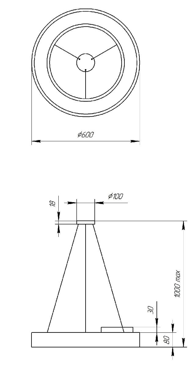 Подвесной светильник Эра Geometria SPO-133-B-40K-045 Б0050563 в Санкт-Петербурге