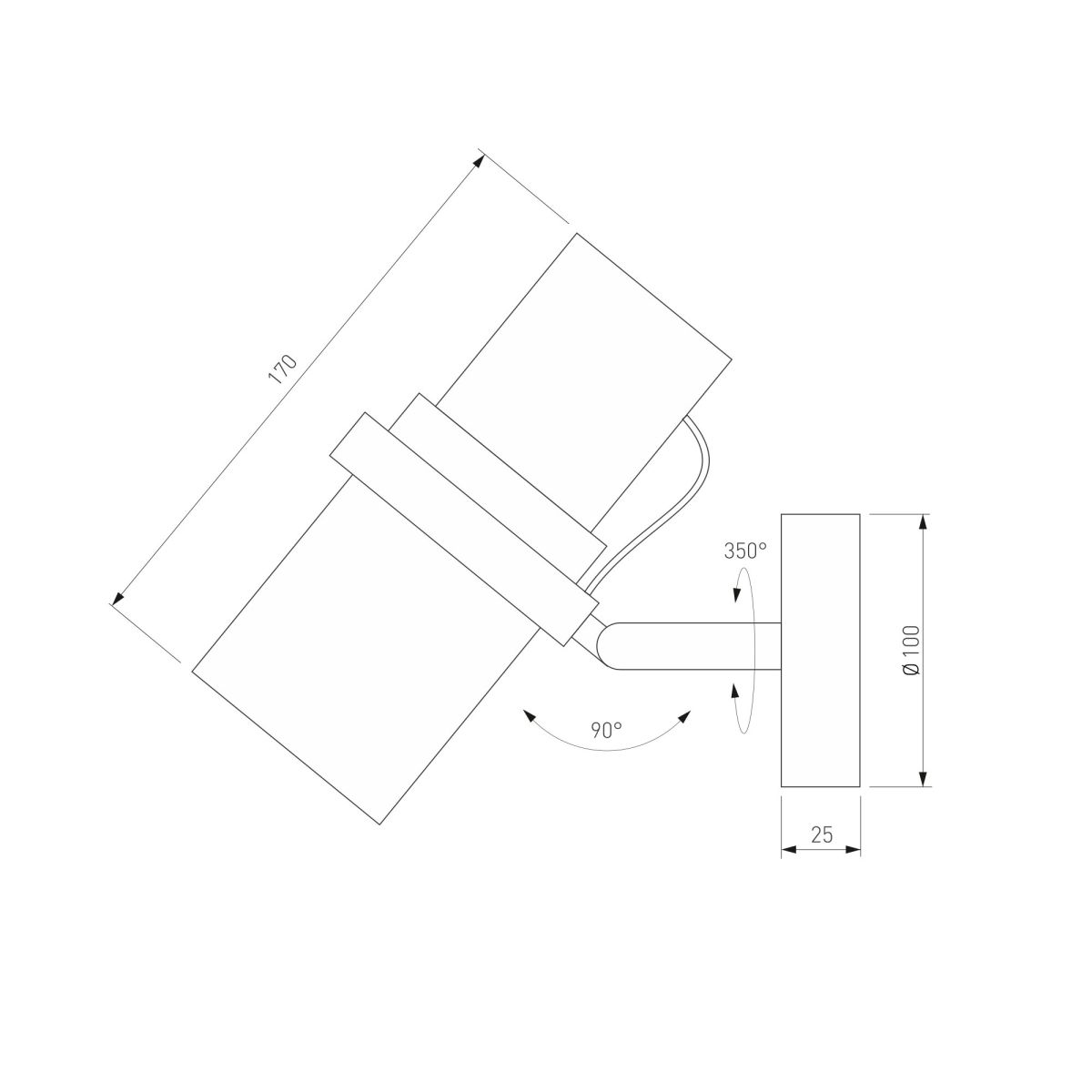 Спот Eurosvet Peak 503111 черный a071915 в #REGION_NAME_DECLINE_PP#