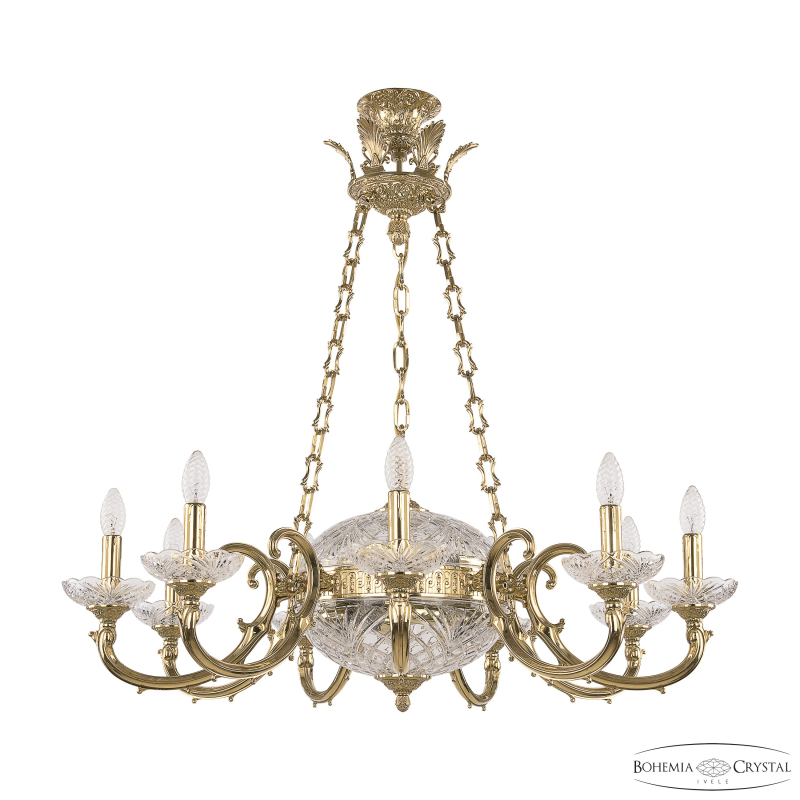 Подвесная люстра Bohemia Ivele Crystal Verona 72009P/9/250 G PAL Y8 в Санкт-Петербурге