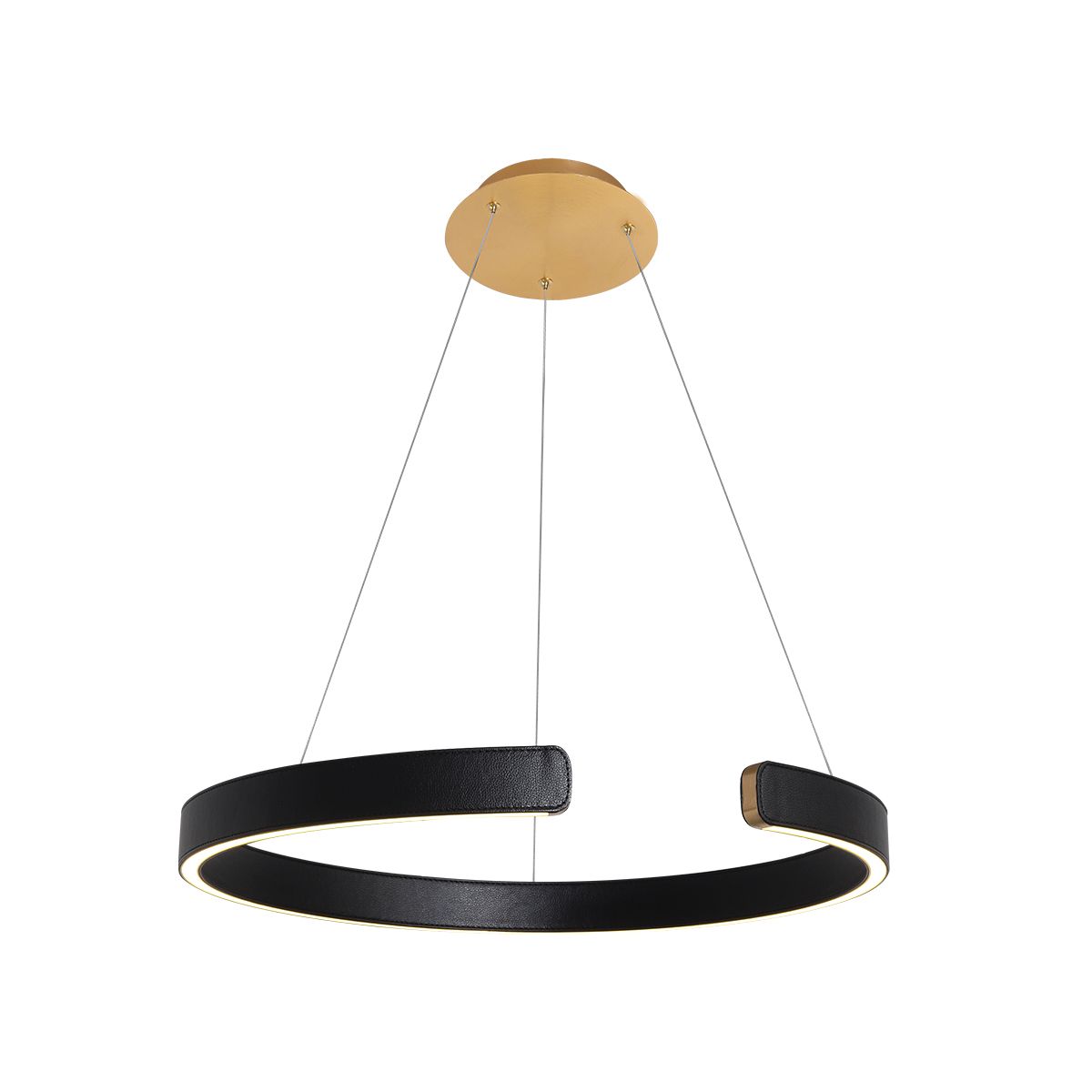 Подвесной светодиодный светильник Loft IT Ring 10025/600 Black в Санкт-Петербурге