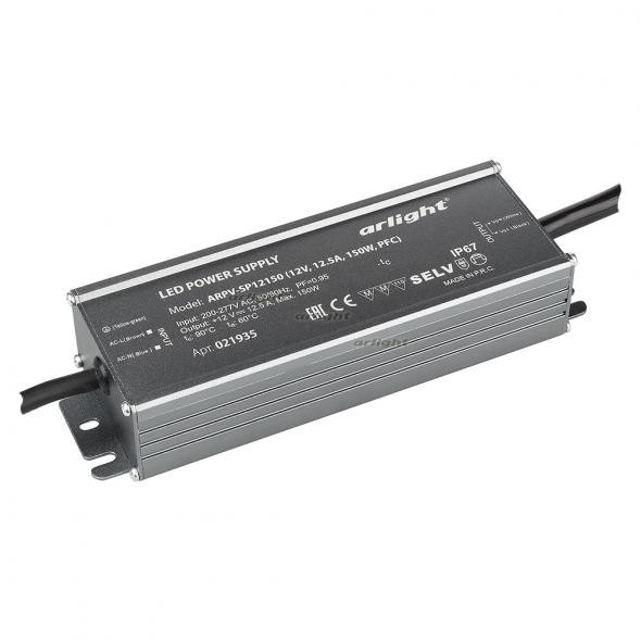 Блок питания Arlight ARPV-SP12150 (12V, 12.5A, 150W, PFC) 021935 в Санкт-Петербурге