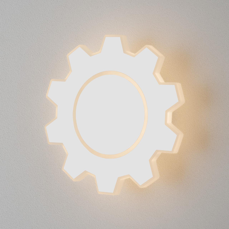 Настенный светодиодный светильник Elektrostandard Gear M LED белый MRL LED 1095 4690389125355 в Санкт-Петербурге