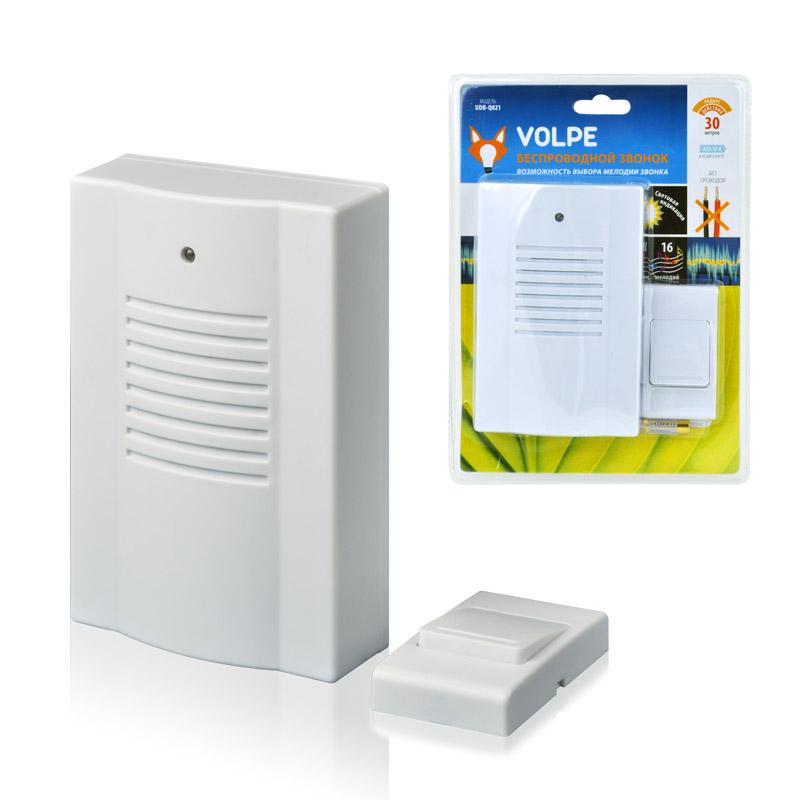 Звонок беспроводной (11014) Volpe UDB-Q021 W-R1T1-16S-30M-WH в Санкт-Петербурге