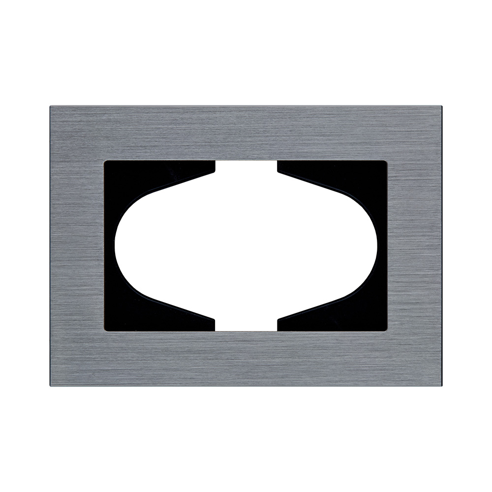 Рамка для двойной розетки, серый Kollinger Reflex AL RA120GY в #REGION_NAME_DECLINE_PP#