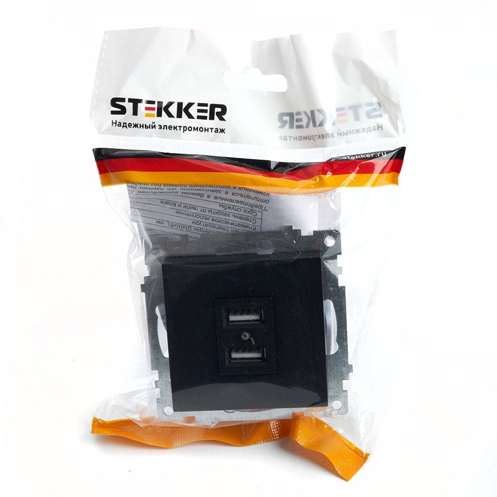 Розетка USB 2-местная Stekker Катрин 39616 в Санкт-Петербурге