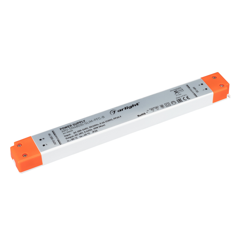 Блок питания Arlight ARV-SN48030-Slim-PFC-B (48V, 0.63A, 30W) 036965 в Санкт-Петербурге