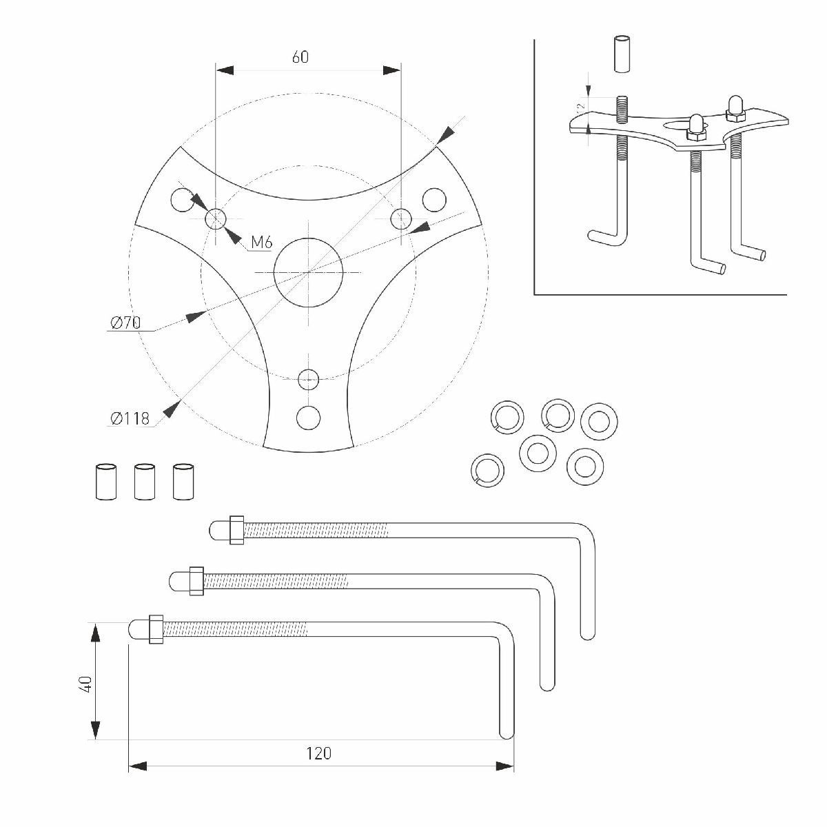 Ландшафтный светильник Arlight LGD-STEM-BOLL-H500-10W Warm3000 (BK, 185 deg, 230V) 046612 в Санкт-Петербурге