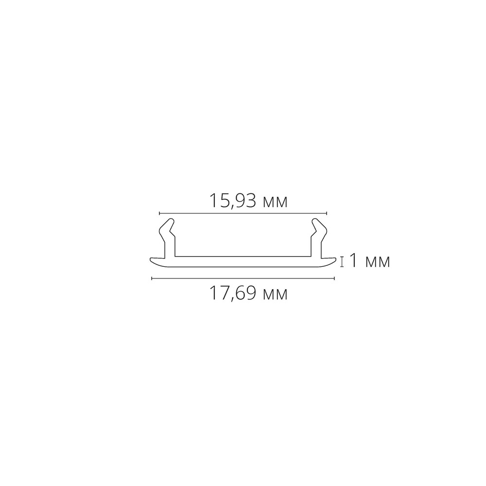 Декоративная вставка для шинопровода Arte lamp Track Accessories A540106С в #REGION_NAME_DECLINE_PP#