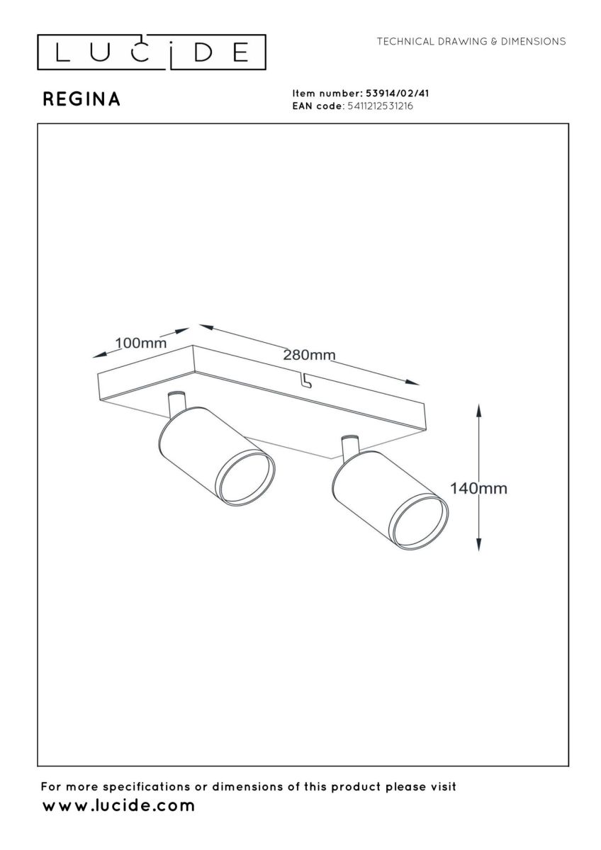 Спот Lucide Regina 53914/02/41 в Санкт-Петербурге