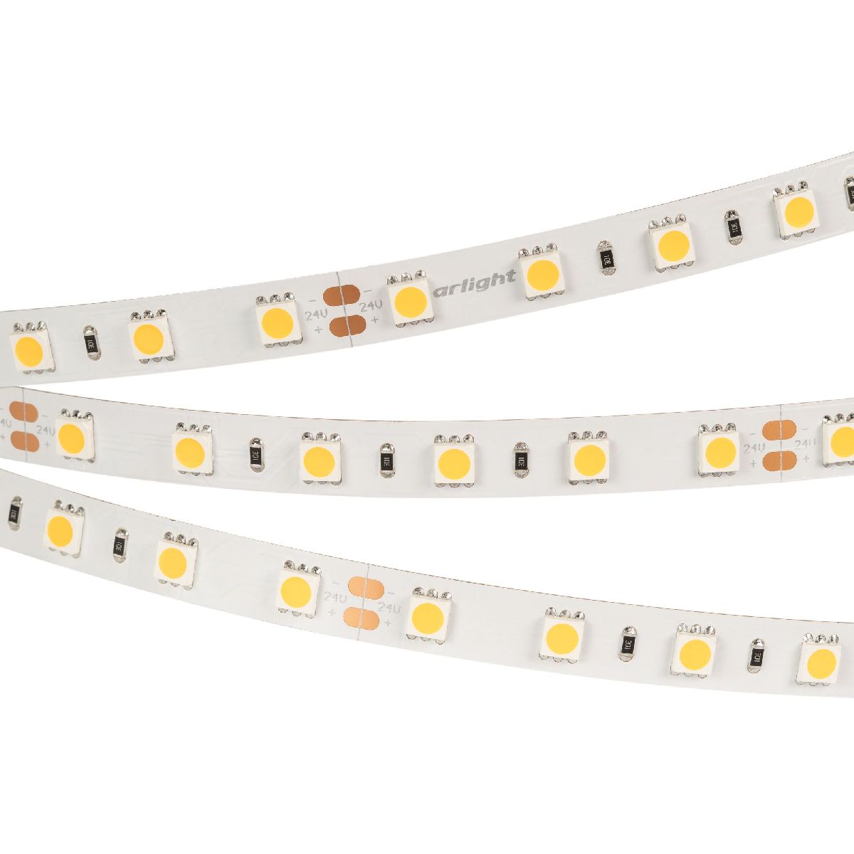 Светодиодная лента Arlight RT-B60-10mm 24V Warm2400 (14.4 W/m, IP20, 5060, 5m) 018099(2) в Санкт-Петербурге