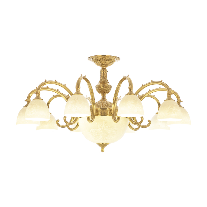 Подвесная люстра Bohemia Ivele Crystal Verona 72209P/10/300 G P1 D Pair в Санкт-Петербурге