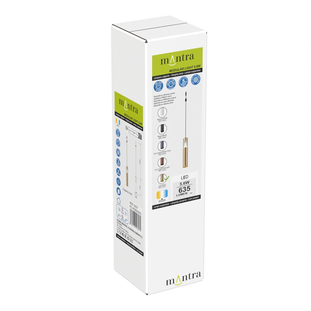 Подвесной модульный светильник без основания Mantra Spark 9327 в Санкт-Петербурге