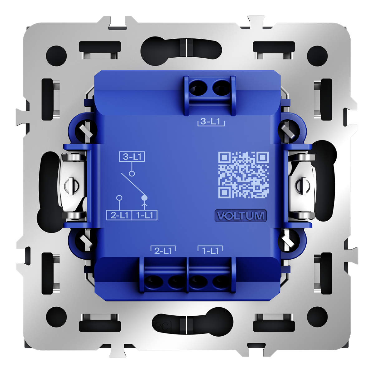 Выключатель встраиваемый Voltum S70 для жалюзи 10А, (графит) VLS020707 в #REGION_NAME_DECLINE_PP#
