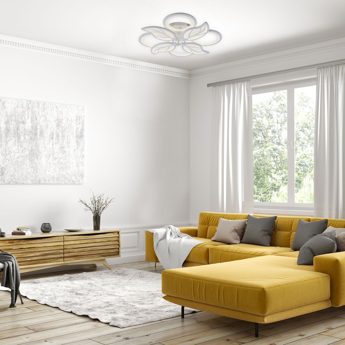 Потолочный светильник Escada Gaura 10214/8LED в #REGION_NAME_DECLINE_PP#