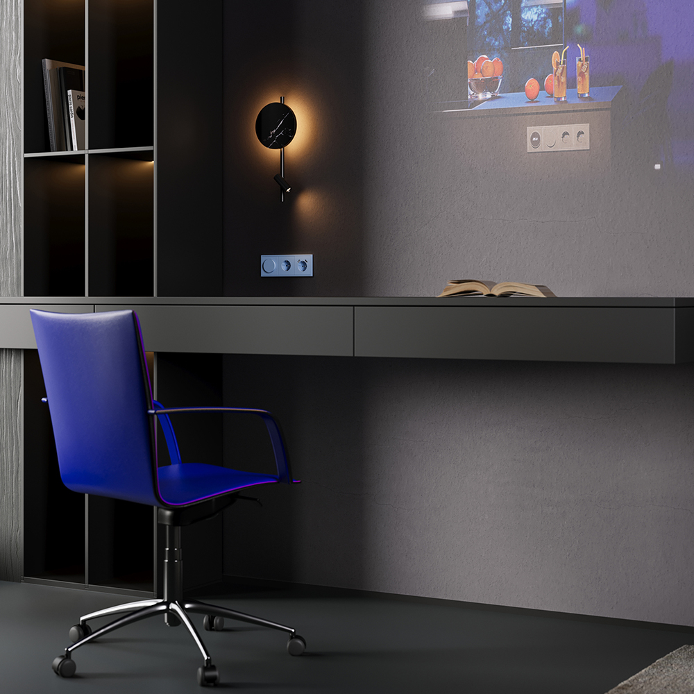 Накладка для светорегулятора поворотно-нажимного Voltum S70 (деним) VLS002015 в #REGION_NAME_DECLINE_PP#