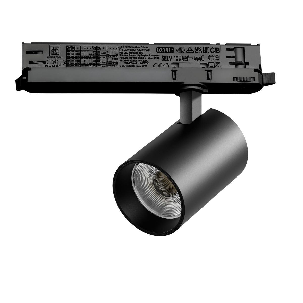 Трековый трехфазный светильник Quattro LED с управлением DALI Lightstar Alta Base A5337DALI в #REGION_NAME_DECLINE_PP#