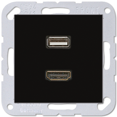 Розетка HDMI/USB Jung MAA1163SW в Санкт-Петербурге