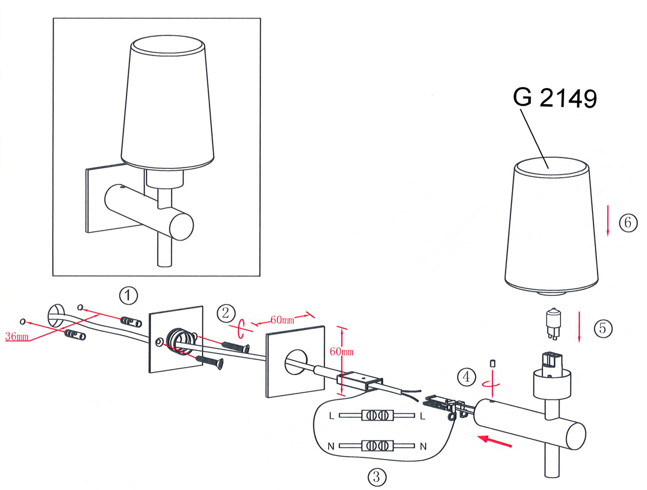 Бра Odeon Light Batto 2149/1W в Санкт-Петербурге