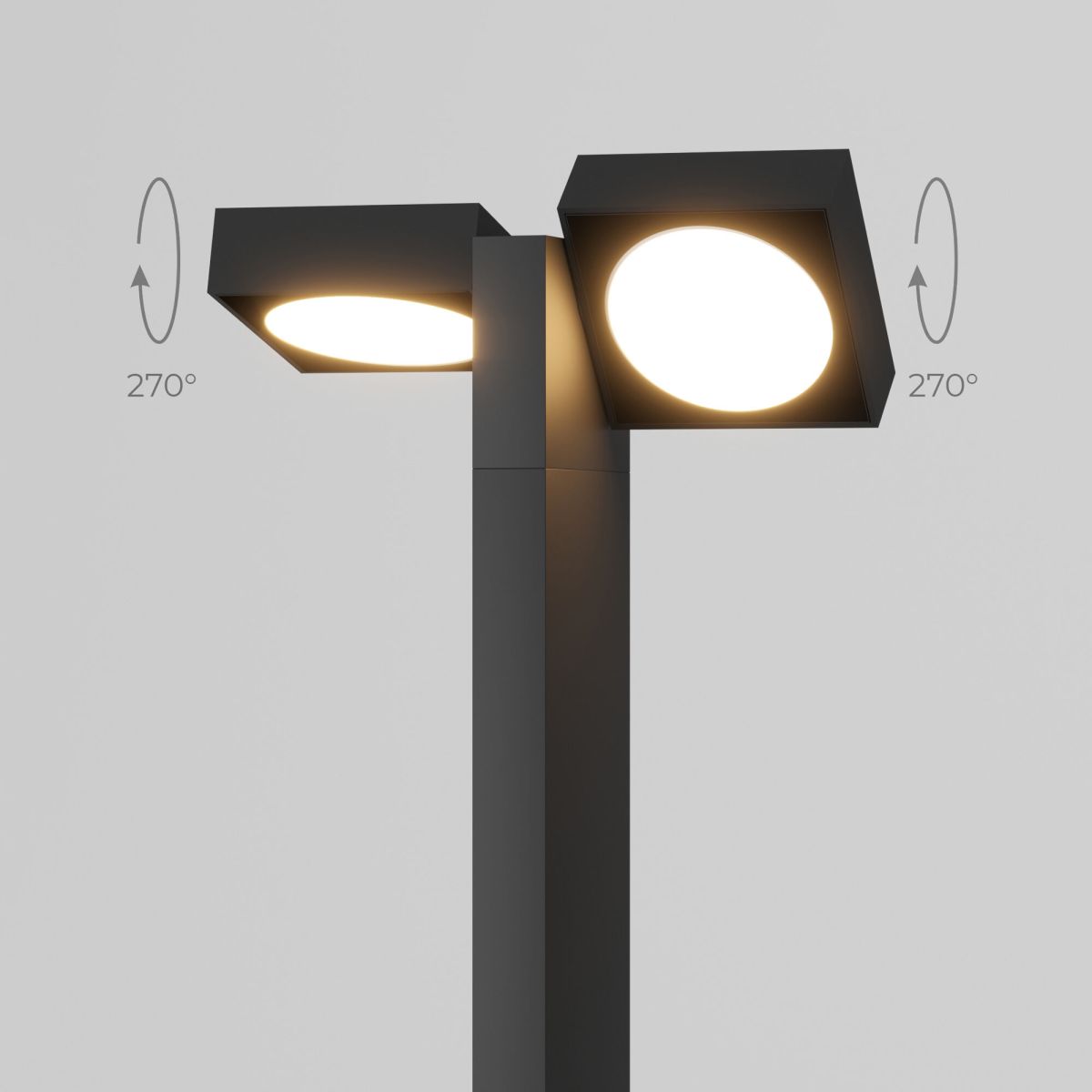 Ландшафтный светильник Elektrostandard Twin 35170/F черный 4690389219443 a072076 в Санкт-Петербурге