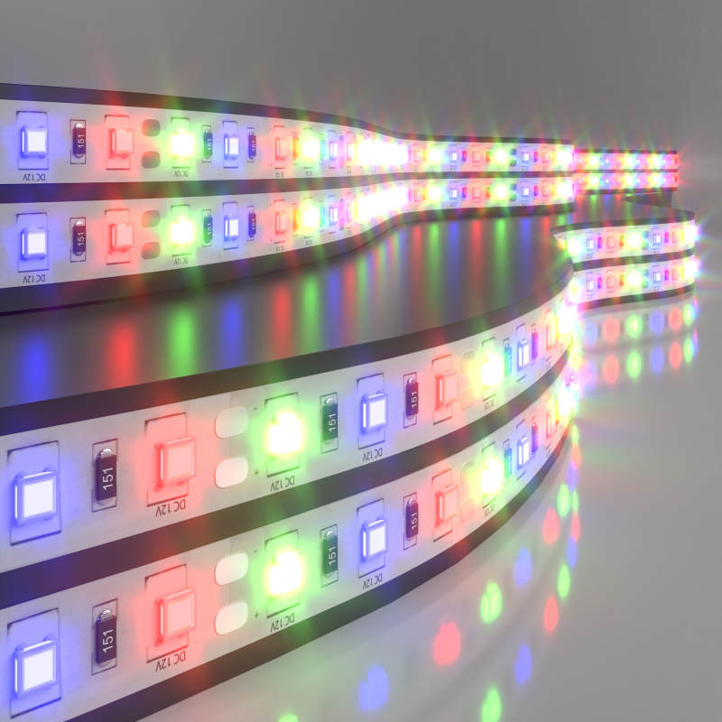Светодиодная лента Elektrostandard 12V 14,4W 60Led 5050 IP20 RGB, 5м 4690389082122 в Санкт-Петербурге