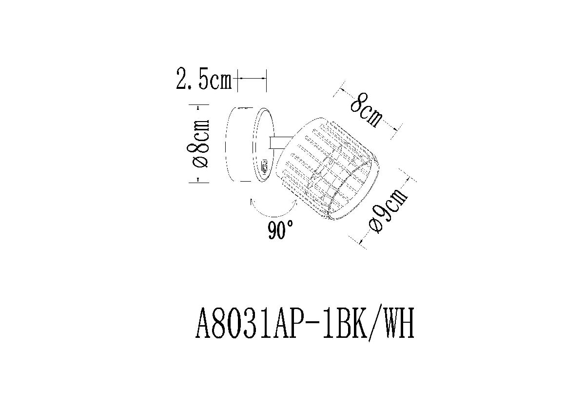 Спот Arte Lamp Atria A8031AP-1WH в Санкт-Петербурге