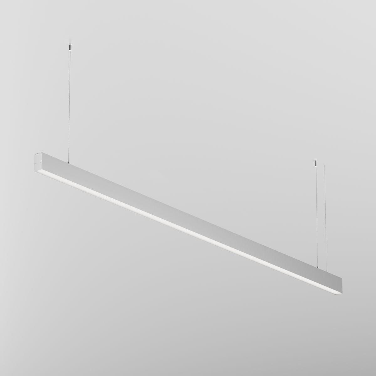 Линейный подвесной светильник Maytoni Technical 3000K 35x67 (Серебро, 2 м) LL312039 в #REGION_NAME_DECLINE_PP#