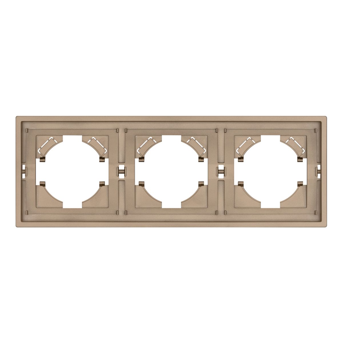 Рамка пластиковая на 3 поста Arlight FRM-TENDO-PL-3-GD 053846 в Санкт-Петербурге