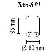 Потолочный светильник TopDecor Tubo8 P1 10 G в #REGION_NAME_DECLINE_PP#