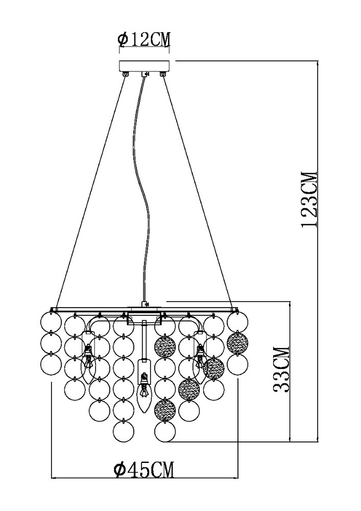 Подвесная люстра Arte Lamp Pipirima A4100LM-6CC в Санкт-Петербурге