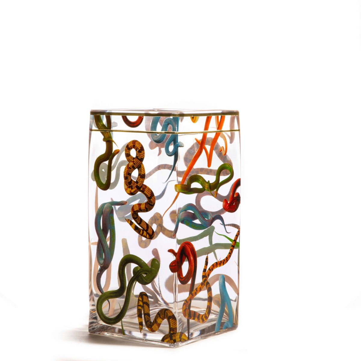 Ваза Snakes Big Seletti Toiletpaper Glass Vase 14151 в Санкт-Петербурге