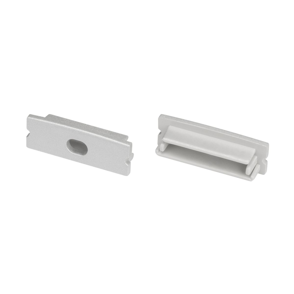 Заглушка Arlight LINE-3010 SILVER с отверстием (Пластик) 061547 в Санкт-Петербурге