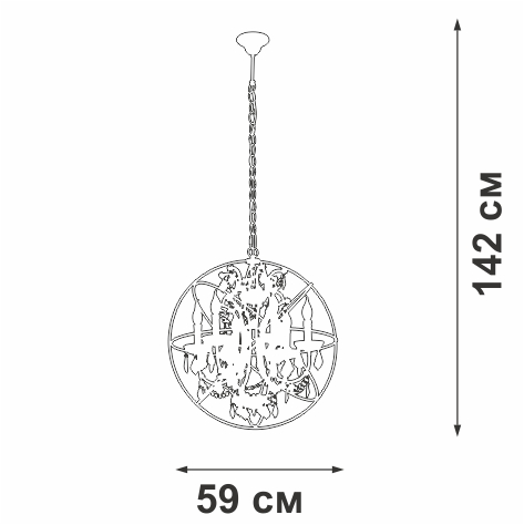 Подвесная люстра Vitaluce V5816-7/6 в Санкт-Петербурге