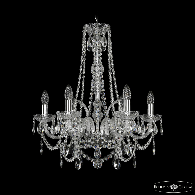 Подвесная люстра Bohemia Ivele Crystal 1411/6/195/h-62 Ni в Санкт-Петербурге