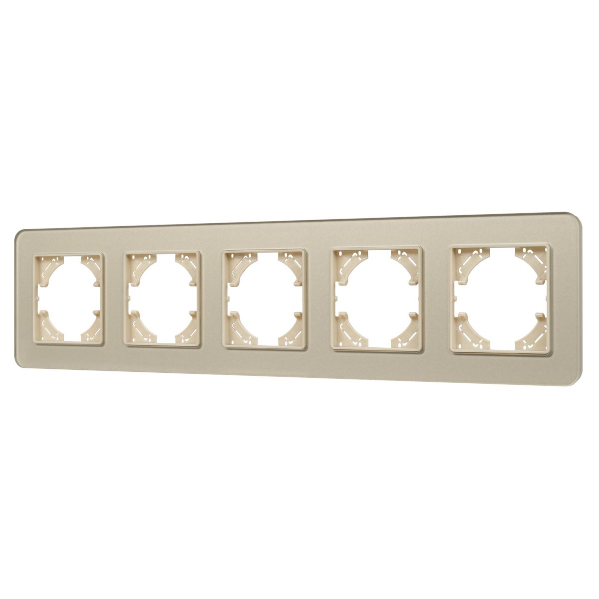 Рамка на 5 постов стеклянная Arlight FRM-OMALI-SFGS-5-GD 049723 в Санкт-Петербурге