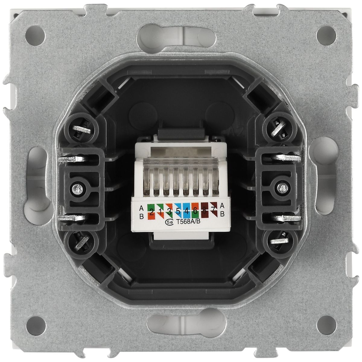 Розетка Эра Galaxy 15-3107-08 информационная RJ45 IP20 белый матовый Б0070750 в Санкт-Петербурге