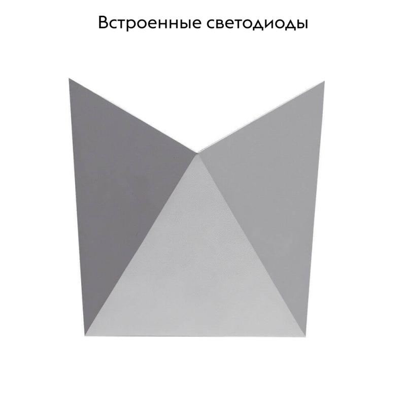 Настенный светодиодный светильник Arte Lamp Busta A1609AP-1GY в #REGION_NAME_DECLINE_PP#