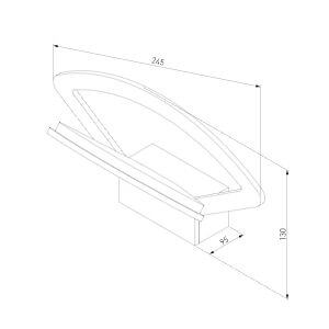 Бра Elektrostandard Pavo MRL LED 1009 4690389136665 в Санкт-Петербурге