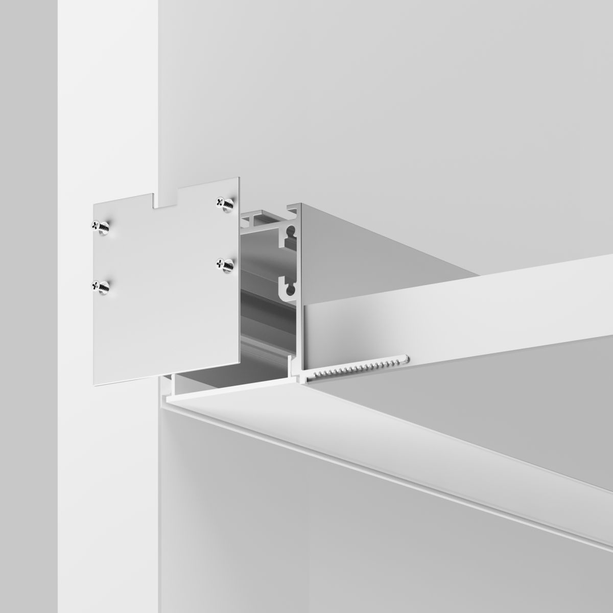 Комплект заглушек для профиля 59×59 2шт Maytoni Led Strip ALM-5959-EC 642058 в Санкт-Петербурге