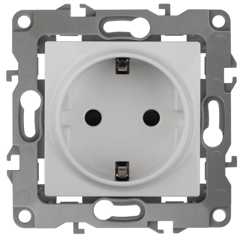 Розетка ЭРА 12 2P E Schuko 16A 250V винтовой зажим 12-2111-01 Б0029236 в #REGION_NAME_DECLINE_PP#